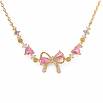 AmoriaJewel Heart Charm Bow Bracelet