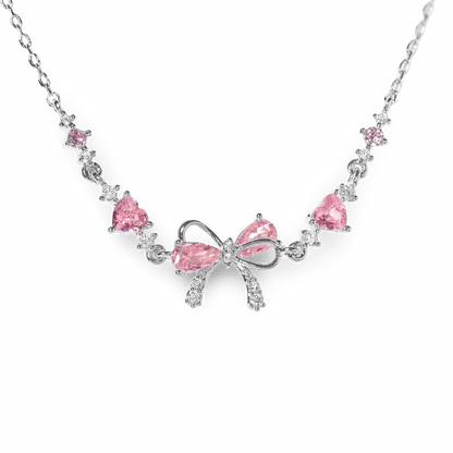 AmoriaJewel Heart Charm Bow Bracelet